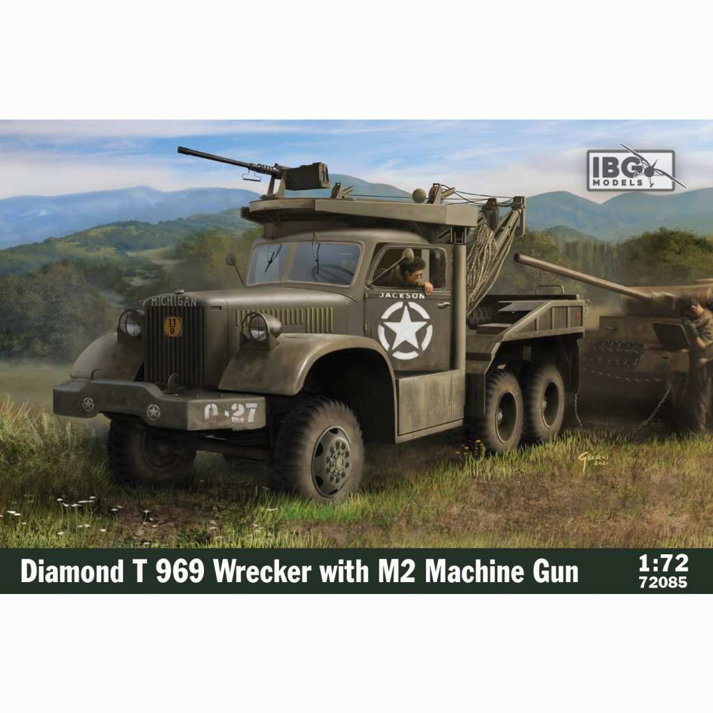 【新製品】72085 米 ダイヤモンド T969 レッカー M2 機関銃搭載 Eパーツ付
