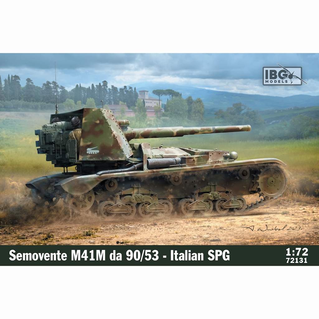 【新製品】72131 伊 セモベンテ 90mm対戦車自走砲 M41M-90/53