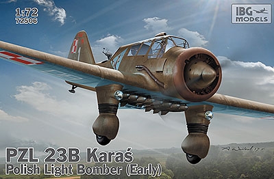 【新製品】72506)ポーランド 単発軽爆撃機 PZL23B カラシュ 初期型