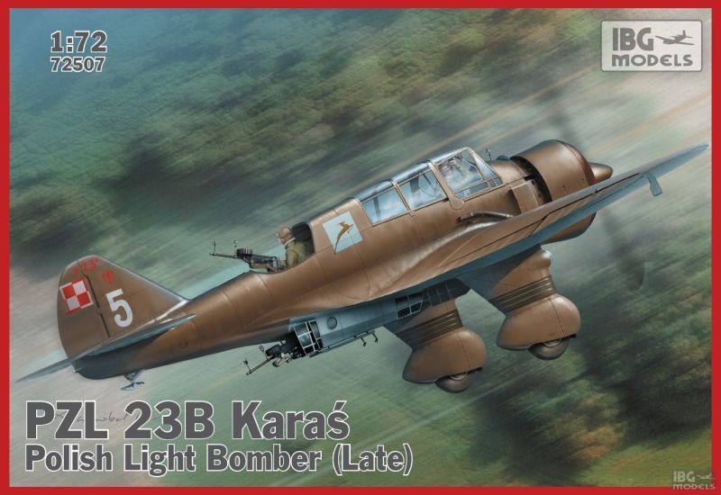 【新製品】72507)ポーランド 単発軽爆撃機 PZL23B カラシュ 後期型