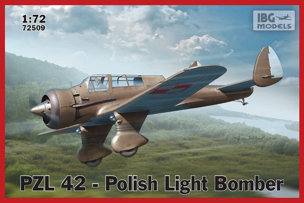 【新製品】72509)ポーランド PZL42 単発軽爆撃機