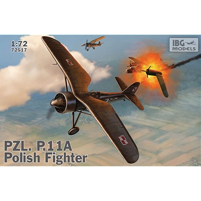 【新製品】72517 ポーランド PZL P.11a ガル翼戦闘機