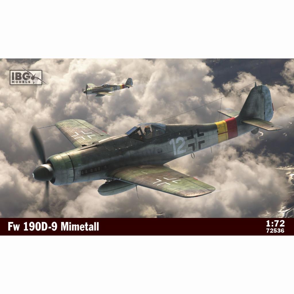 【新製品】72536 フォッケウルフ Fw190D-9 戦闘機 ミメタル工場製