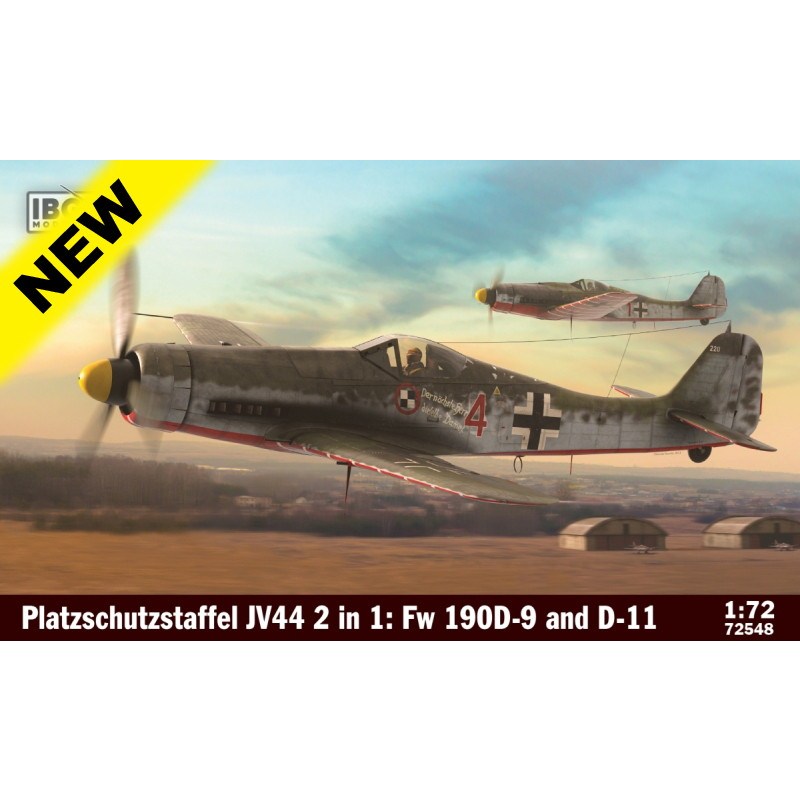 【新製品】72548 フォッケウルフ Fw190D-9&D-11 ドーラ2機セット JV44飛行中隊