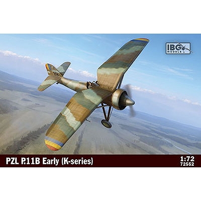 【新製品】72552 ルーマニア PZL P.11B 初期型戦闘機(Kシリーズ)