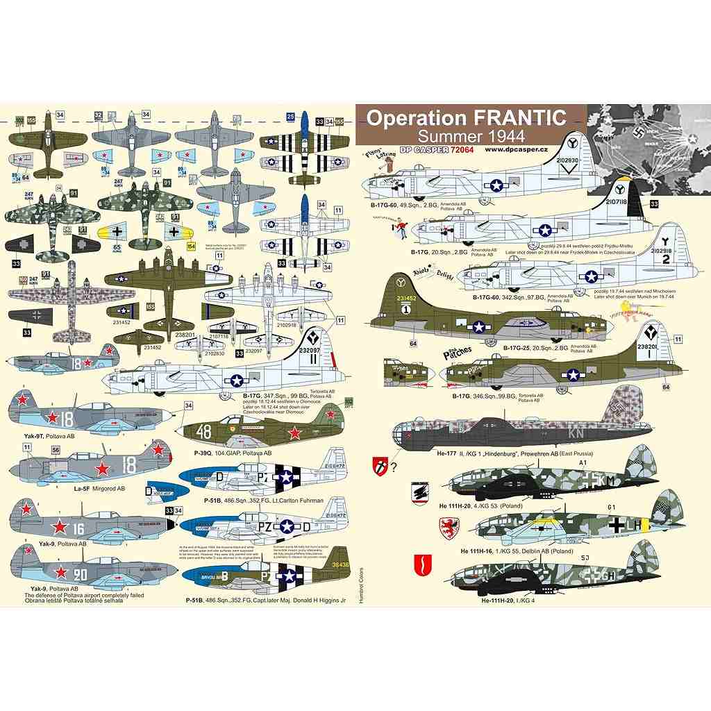 【新製品】72064 フランティック作戦 1944年夏