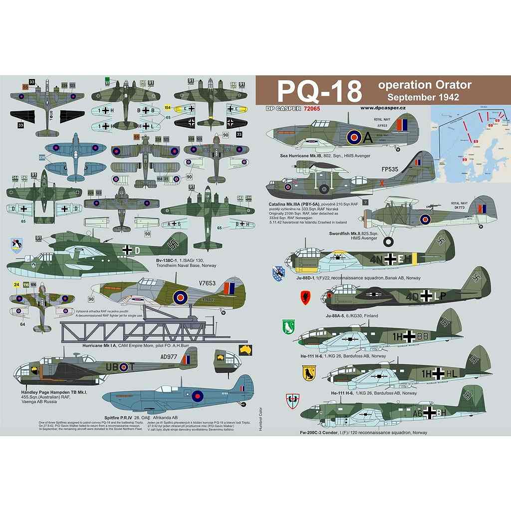 【新製品】72065 PQ-18船団護衛 オレーター作戦 1942年