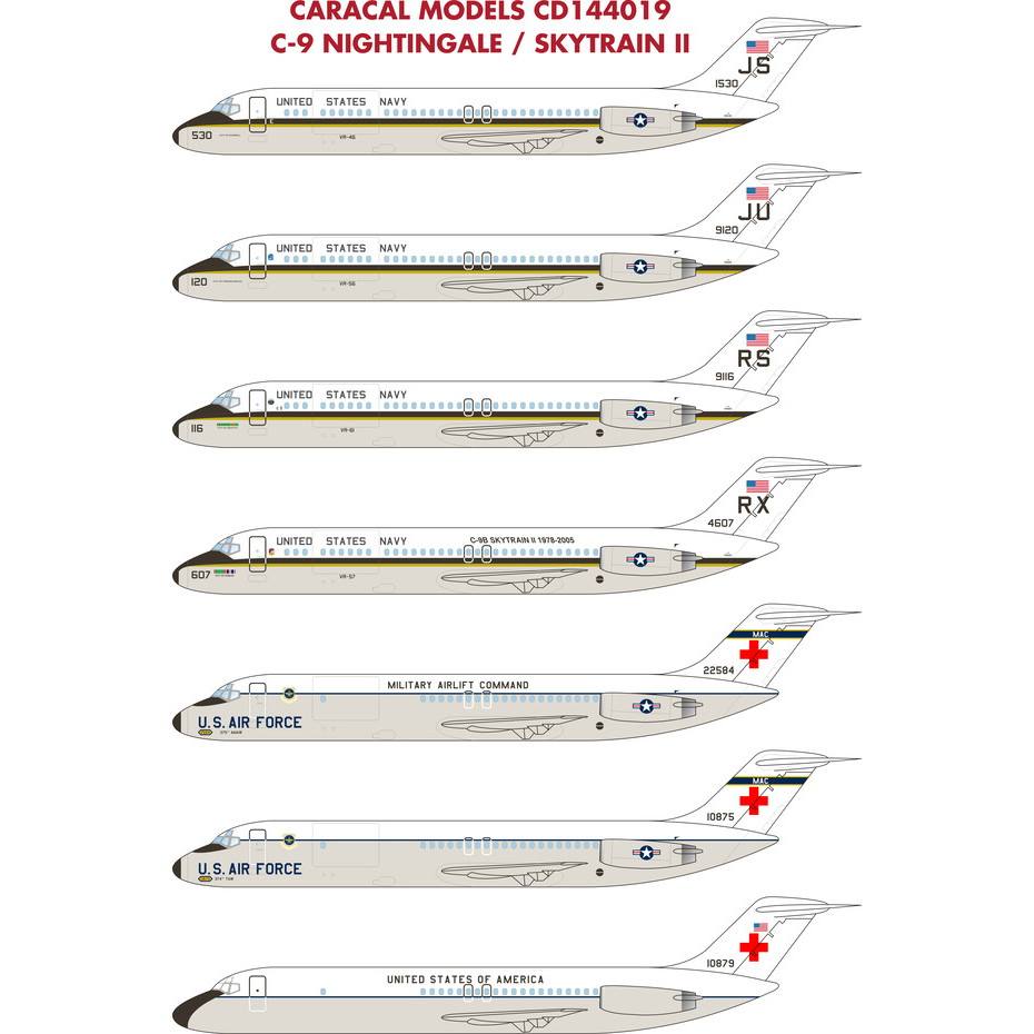【新製品】144019 ダグラス C-9 ナイチンゲール/スカイトレインII