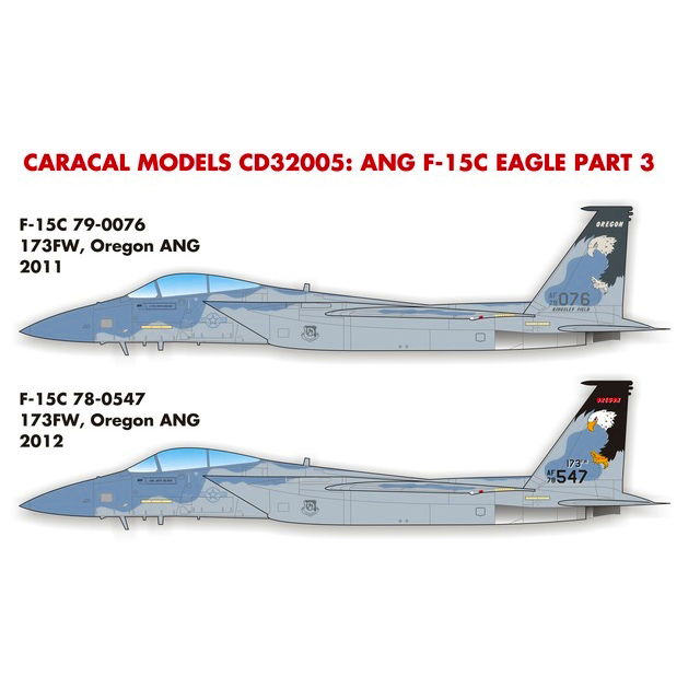 【新製品】[2000613200505] 32005)F-15 イーグル アメリカ州空軍  Part.3