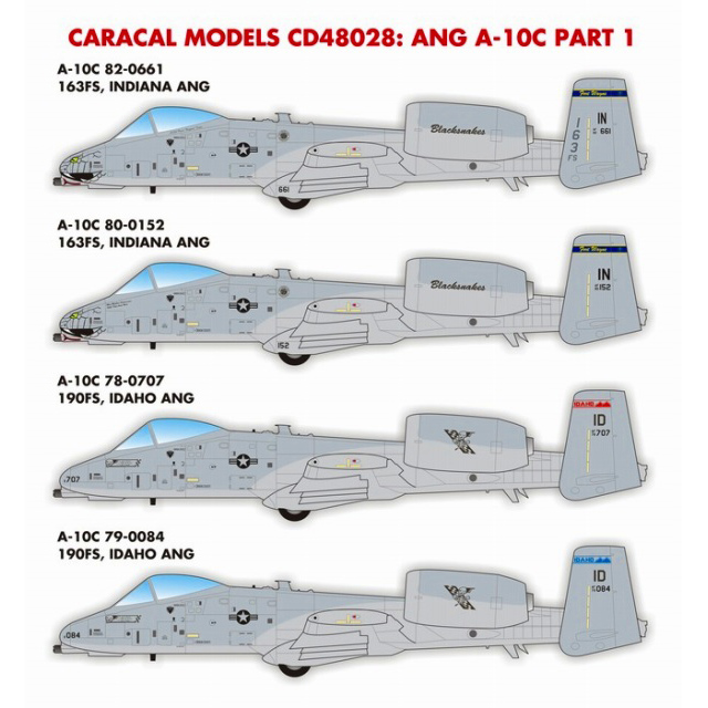 【新製品】[2000614802807] 48028)A-10C ウォーホッグ アメリカ州空軍 Part.1