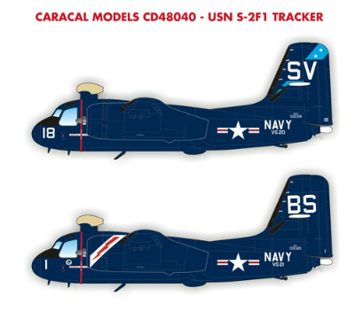 【新製品】[2000614804009] 48040)S2F-1 トラッカー アメリカ軍空