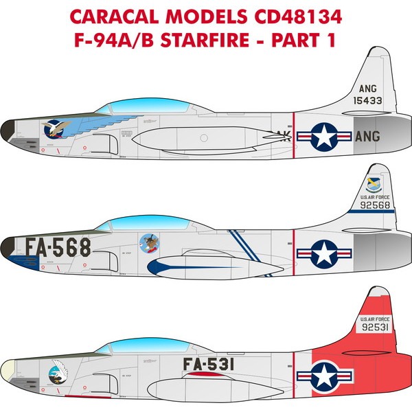 【新製品】48134 ロッキード F-94A/B スターファイア Pt.1