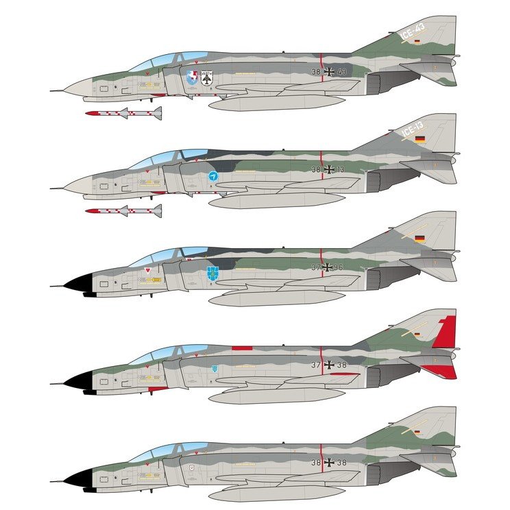 【新製品】48136 マクドネル・ダグラス F-4F ファントムII ドイツ空軍 NORM81