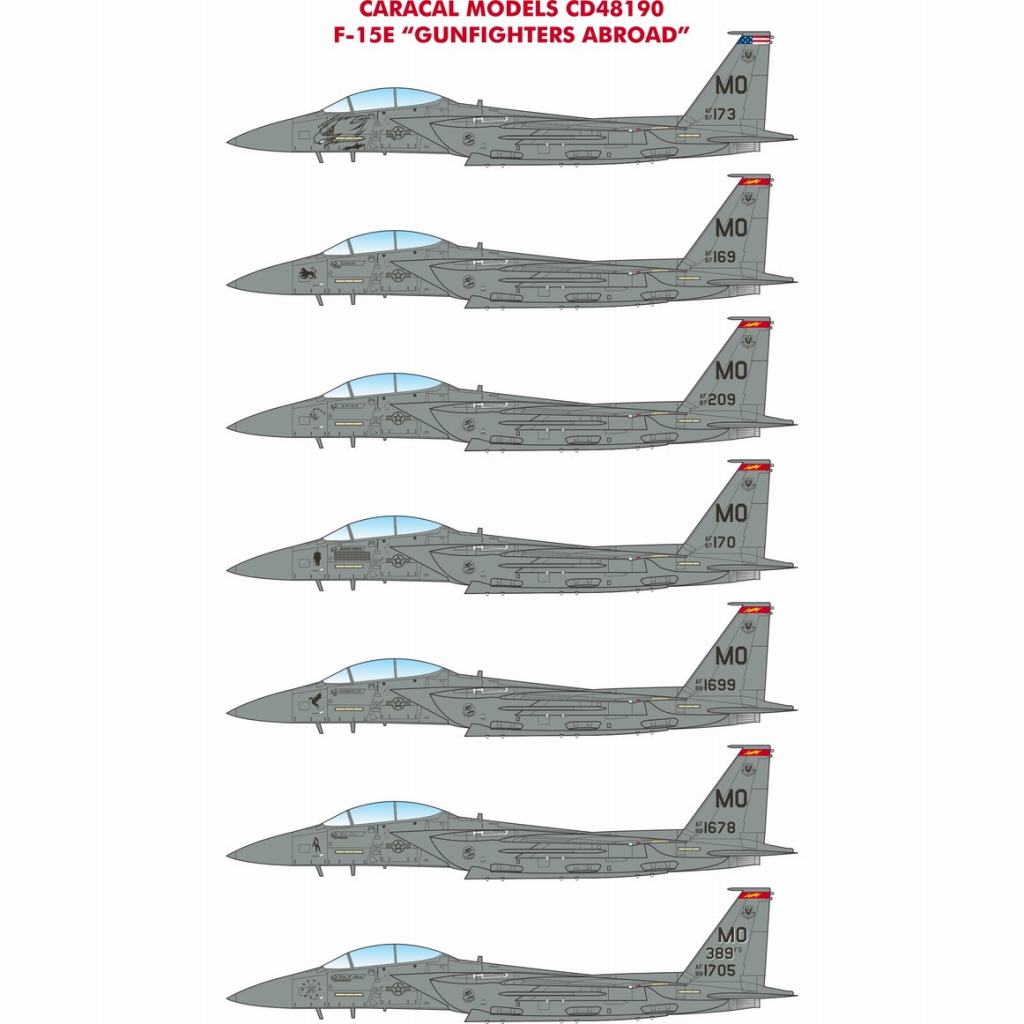 【再入荷】48190 マクドネル・ダグラス F-15E ストライクイーグル ガンファイターズアボード