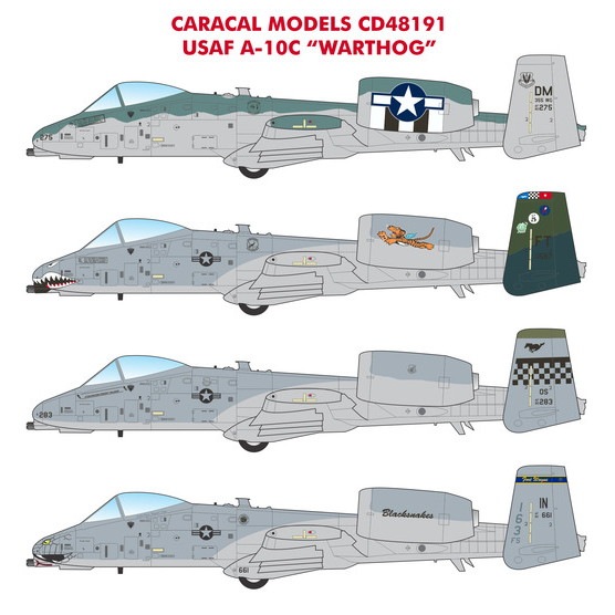 【再入荷】48191 フェアチャイルド A-10C サンダーボルトII USAF ウォートホッグ