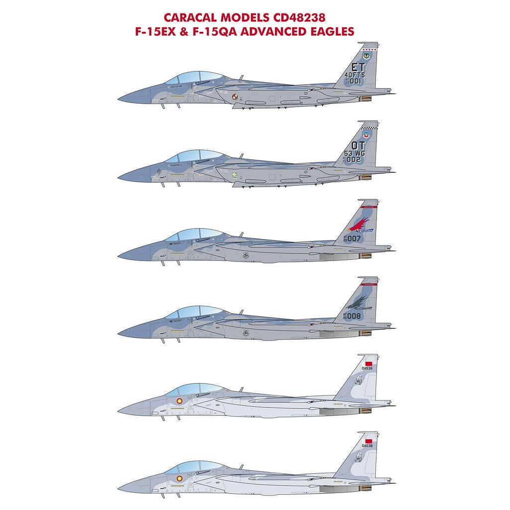 【新製品】48238 マクドネル・ダグラス F-15EX & F-15QA アドバンスド・イーグル