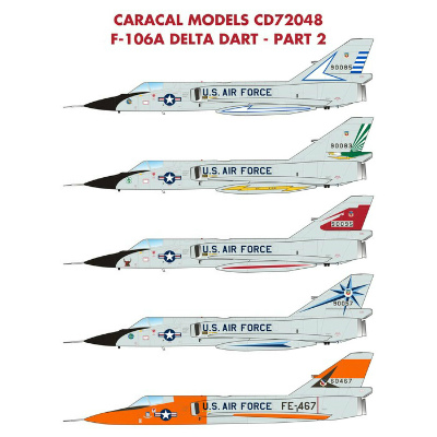 【新製品】72048)アメリカ空軍 F-106A デルタダート Pt.2