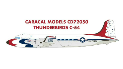 【新製品】72050)ダグラス C-54 スカイマスター Pt.3 サンダーバーズ