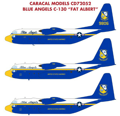 【新製品】72052)ロッキード C-130 ファットアルバート ブルーエンジェルス