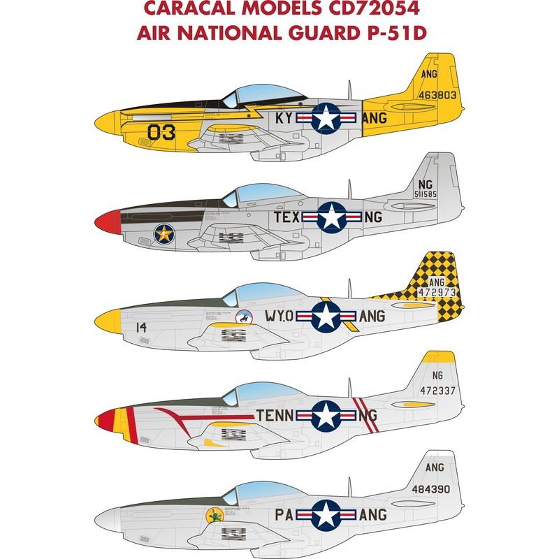 【新製品】72054)P-51D マスタング 州空軍