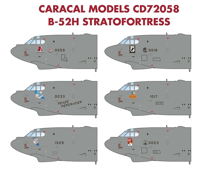 【新製品】72058)ボーイング B-52H ストラトフォートレス