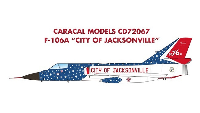 【新製品】72067)F-106A デルタダート シティ・オブ・ジャクソンビル アメリカ建国200周年