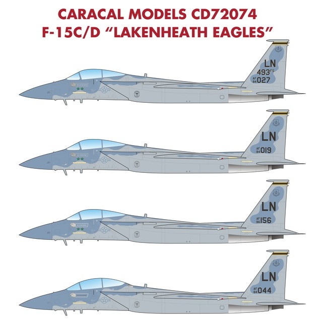 【新製品】72074 マクドネル・ダグラス F-15C/D イーグル レイクンヒース・イーグル