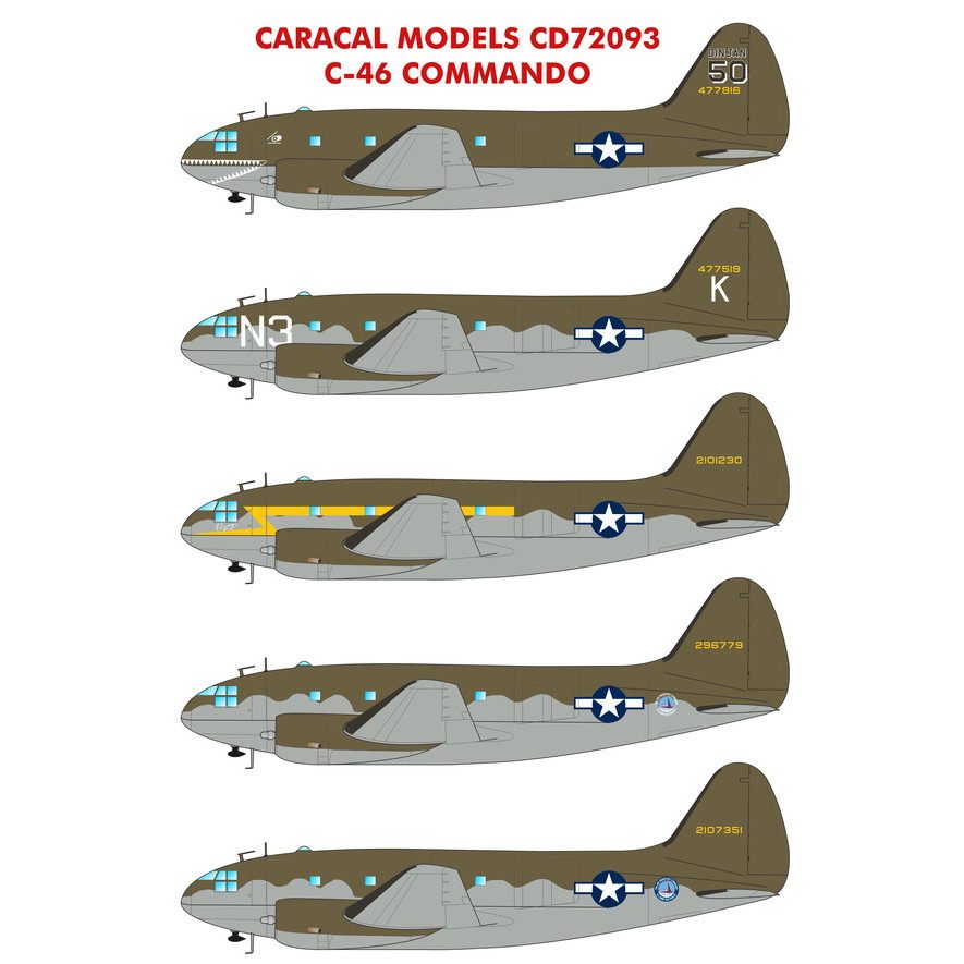 【新製品】72093 カーチス C-46 コマンド