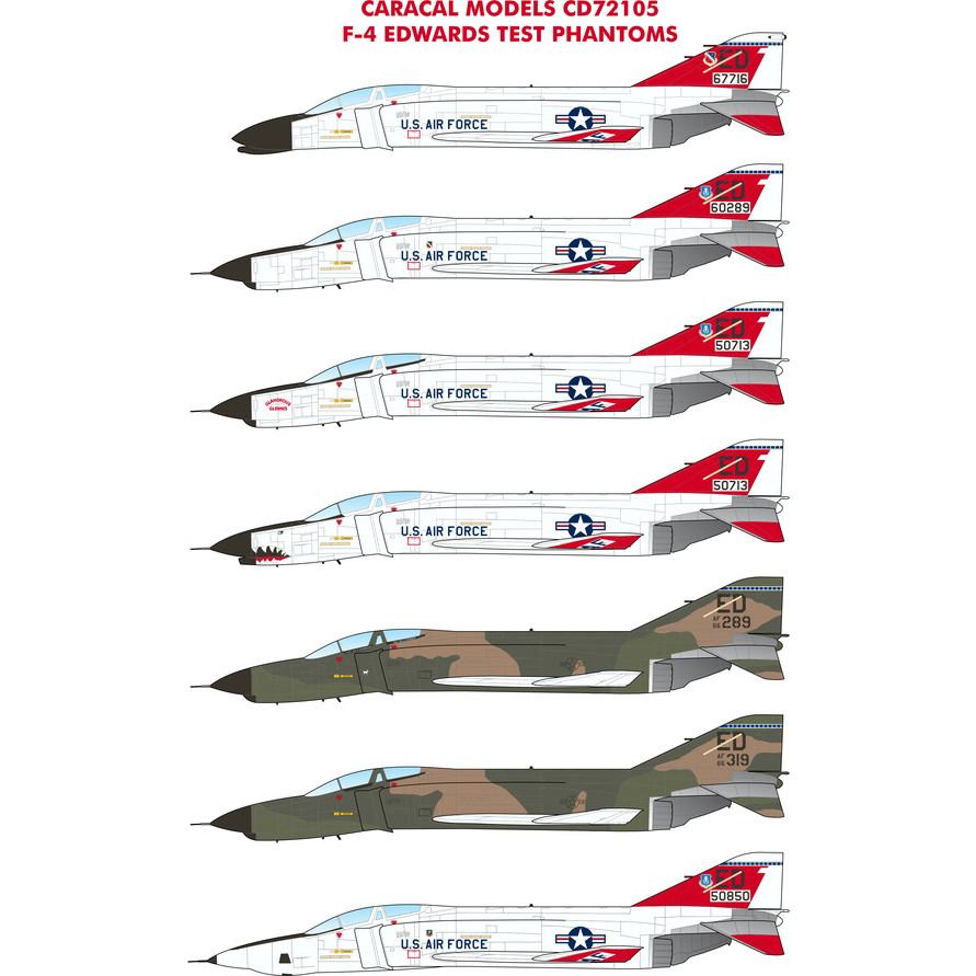 【新製品】72105 マクドネル・ダグラス F-4 ファントムII エドワーズ空軍基地テスト機