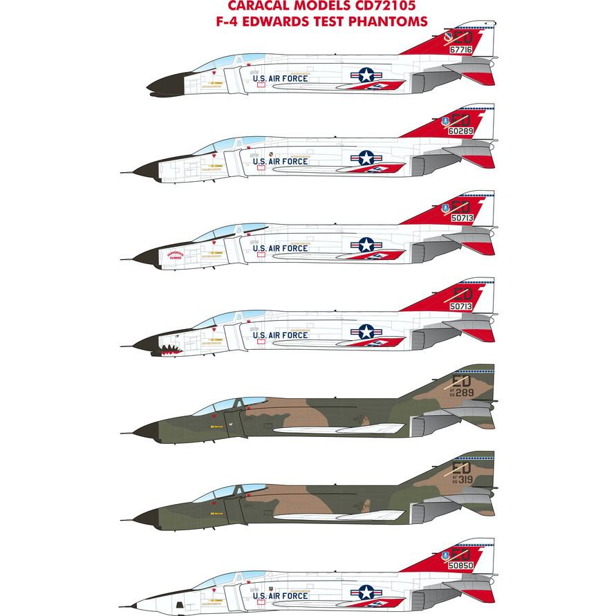 【新製品】72105 マクドネル・ダグラス F-4 ファントムII エドワーズ空軍基地テスト機