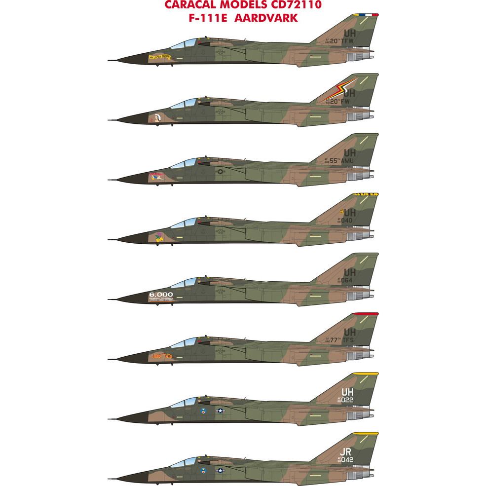 【再入荷】72110 ジェネラル・ダイナミクス F-111E アードヴァーク