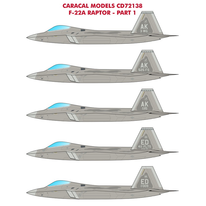 【新製品】72138 F-22A ラプター Pt.1