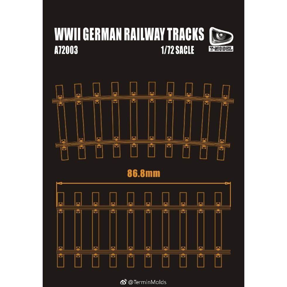 【新製品】A720031 ドイツ 鉄道線路｢ダブルパック｣（線路1区間 x 8、接続時全長約70cm）