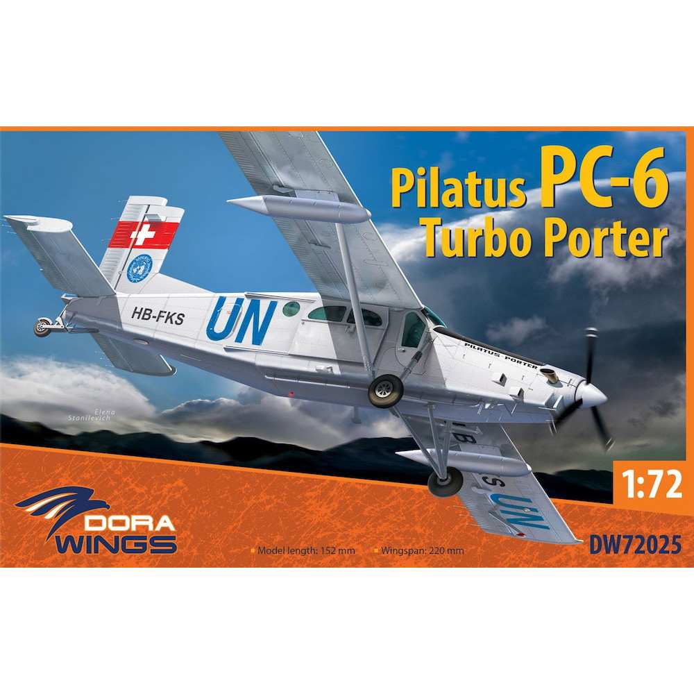 【新製品】DW72025 ピラタス PC-6 ターボポーター 日本南極観測隊機デカール付