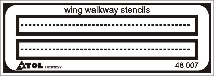 【新製品】PE48007 WW.II ルフトバッフェ ウォークウェイ ステンシル テンプレート