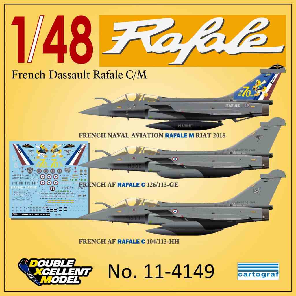 【新製品】11-4149 フランス空軍/海軍航空隊 ラファールC/M