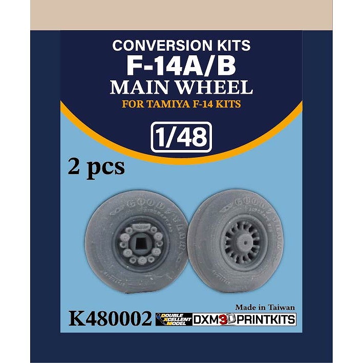 【新製品】DXM-K480002 1/48 F-14A/B トムキャット 主輪