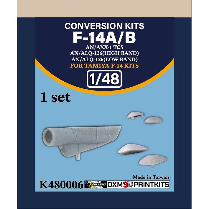【新製品】DXM-K480006 1/48 F-14A/B トムキャット AN/AXX-1 TCS/AN/ALQ-126