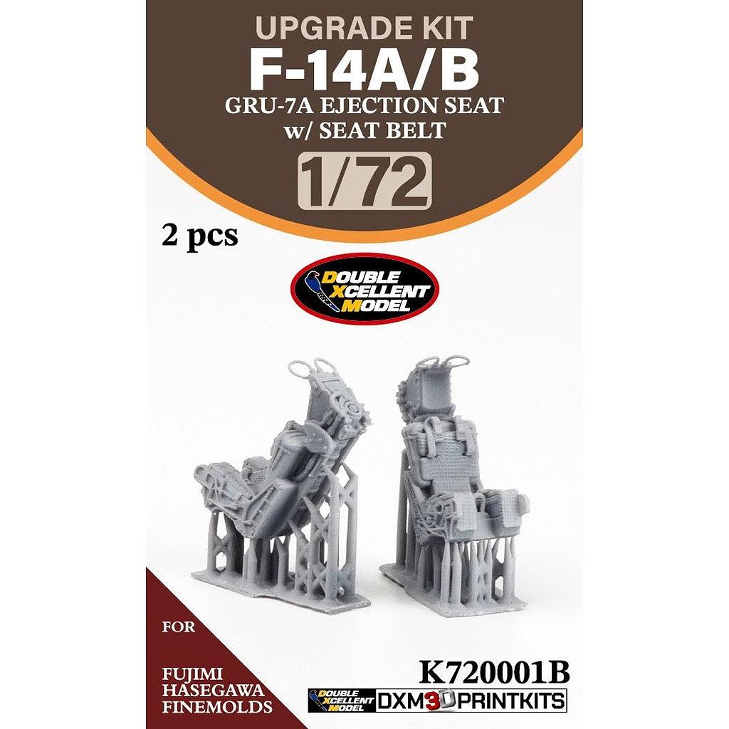 【新製品】DXM-K720001B F-14A/B トムキャット用 GRU-7A射出座席（シートベルト付き）〔フジミ/ハセガワ対応〕