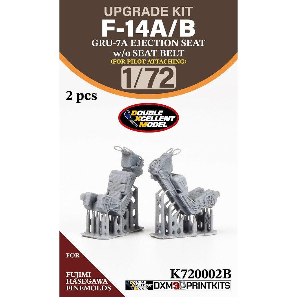 【新製品】DXM-K720002B F-14A/B トムキャット用 GRU-7A射出座席（シートベルト付き）〔フジミ/ハセガワ対応〕