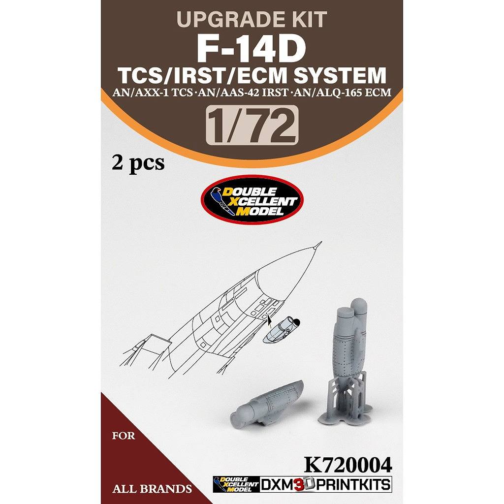 【新製品】DXM-K720004 F-14D トムキャット用 TCS/IRST/ECMシステム（2個入り）