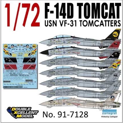 【新製品】91-7128 F-14D トムキャット VF-31 トムキャッターズ