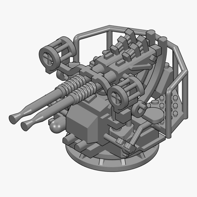 【新製品】AC350005 40mmボフォースMk.1連装機関砲