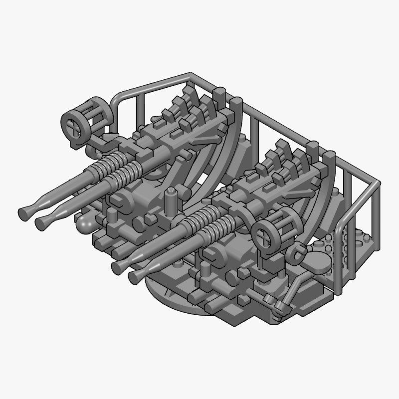 【新製品】AC350006a 40mmボフォースMk.2四連装機関砲 mod.1