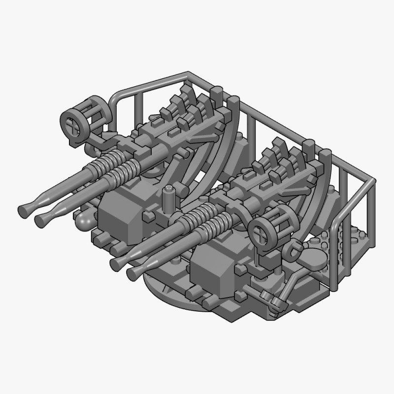 【新製品】AC350006b 40mmボフォースMk.2四連装機関砲 mod.2