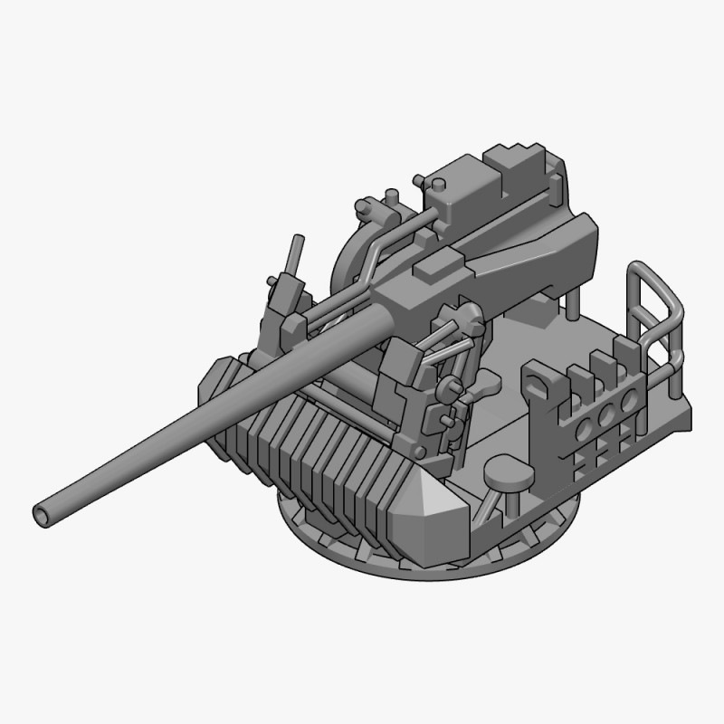 【新製品】AC350017c Mk.30 38口径5インチ砲 オープン
