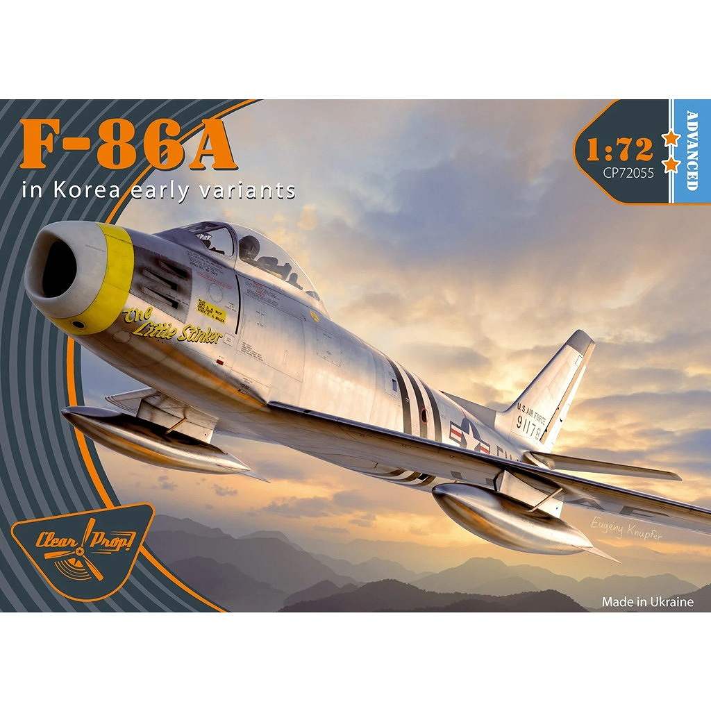 【新製品】CP72055 1/72 ノースアメリカン F-86A セイバー (初期型) 朝鮮戦争