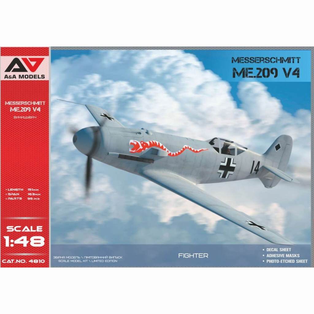 【新製品】4810 メッサーシュミット Me209V4 試作戦闘機