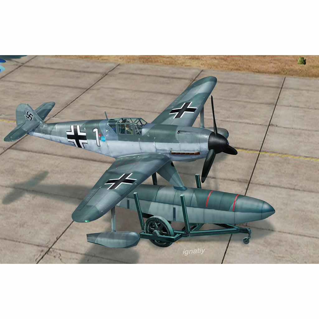 【新製品】4813 1/48 メッサーシュミット Bf109W-2 水上戦闘機