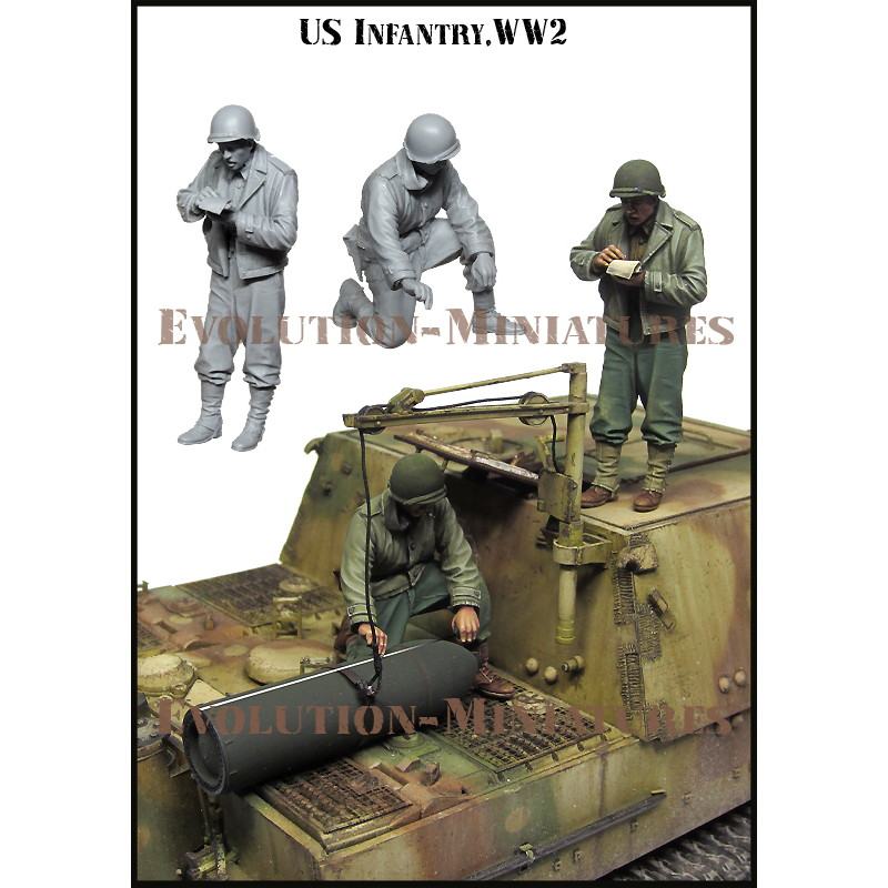 【新製品】EM-35191 WWII アメリカ陸軍兵士 大口径砲弾を検分するGI